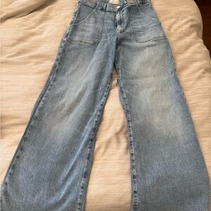 Frame Denim Light Blue Flare Jeans